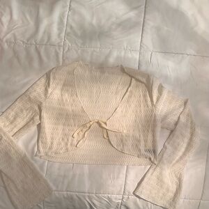 Cider Cream Textured Knit Top